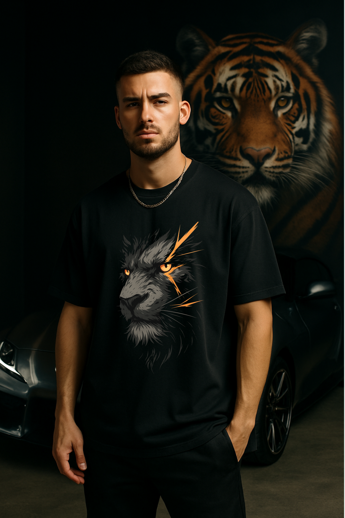 "Savage Roar" – Oversized Graphic Tee