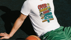 Men Graphic Tshirt White 