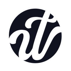 Wibrnt logo with stylized 'wt' letters on a white background